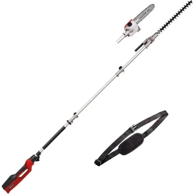 Imagen de Einhell Sierra/cortasetos de barra eléctrica GC HC 90/2046 T (900 W, longitud corte 41,2 cm cortasetos, 18 motosierra, mango hasta 2,60 m)