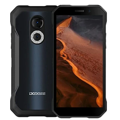 Imagen de DOOGEE Android 12 Móvil Robusto S61, Helio G35 2.3GHz 6GB+64GB, Cámara de Visión Nocturna 20MP, IP68 Smartphone Resistente Antigolpes, Impermeable, 6.0’’ HD+, Dual SIM, 5180mAh, GPS NFC Fibra Carbono