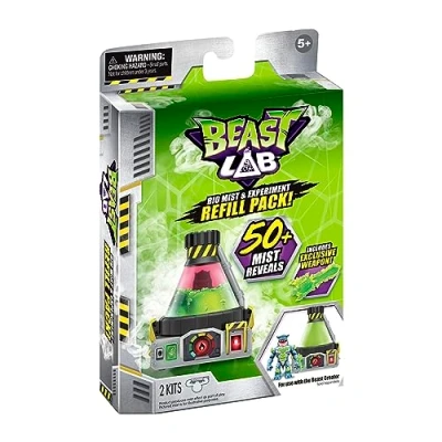Imagen de Beast Lab Bio Mist and Refill Pack Recambio de Niebla Laboratorio e Ingredientes para experimentos, Medium (Moose Toys 11107)