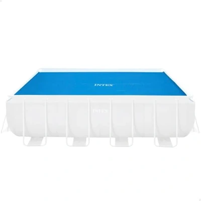 Imagen de INTEX 55269 Cobertor Piscina Rectangular 400x200 cm Solar Recomendado para Proteger el Agua y Mantener Calor Cubre Piscinas
