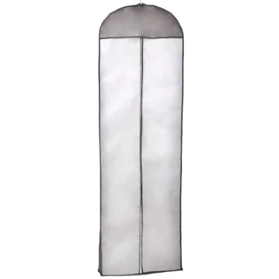 Imagen de HIMRY 180 cm x 60 Transpirable Funda de Ropa, Bolsa Ropa Protector para Vestidos Novia o Fiesta, Trajes, Abrigos. Cierre cremallera, Negro, KXB105 Black