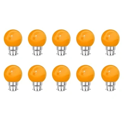 Imagen de WULUN Bombilla LED color B22 2 W equivalente 20 180 LM AC 220 V 240 bayoneta bombillas multicolor para casa, bar, fiesta, decoración de ambiente Lote 10 unidades