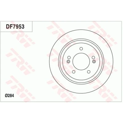 Imagen de TRW DF7953 Disco de freno 284 10 5 114,3 macizo HYUNDAI: i30 III Hatchback, Fastback, Familiar, KIA: Ceed Optima / K5