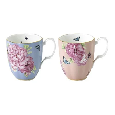 Imagen de Royal Albert Miranda Kerr by 1056230 Juego de 2 tazas (porcelana fina, 405 ml)
