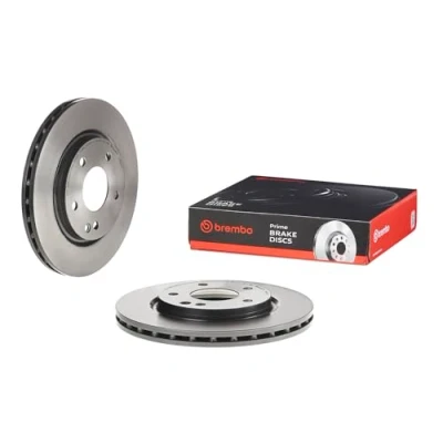Imagen de BREMBO COATED DISC LINE 09.B843.11 Disco de freno 270 22 5 ventilación interna revestido altamente carbonizado con tornillos MERCEDES BENZ: Vaneo
