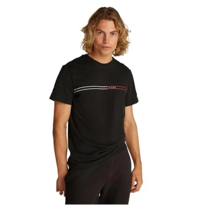 Imagen de Tommy Jeans Entry Graphic TEE Camiseta estampada, Hombre, Talla: 56, Black