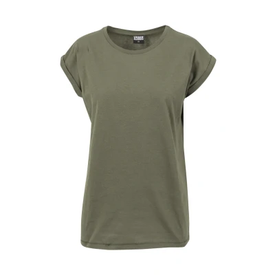 Imagen de Urban Classics Extended Shoulder Camiseta básica, Mujer, Talla: XL, Olive