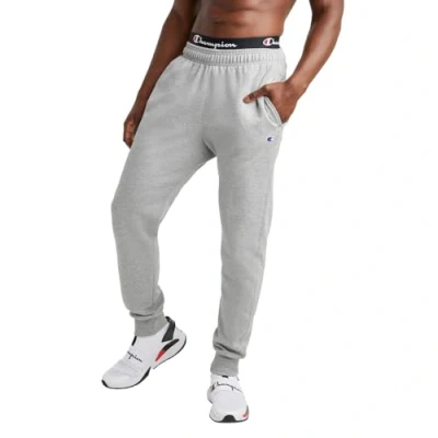 Imagen de Champion Powerblend Retro Fleece Jogger Pants Pantalones Deportivos, Oxford Grey, S para Hombre