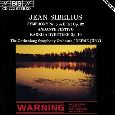 Imagen de Jean Sibelius: Symphony No. 4; Andante Festivo; Karelia Overture