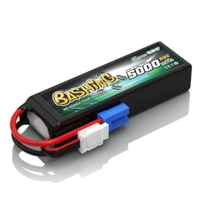Imagen de Gens ace 4S LiPo batería 14.8V 50C 5000mAh de con Conector EC5 para la mayoría los Coches RC a Escala 1/8,1/10
