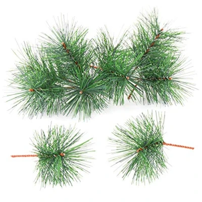 Imagen de Baker Ross Ramas de Pino Artificiales (Paquete 20) Adornos para manualidades infantiles navideñas