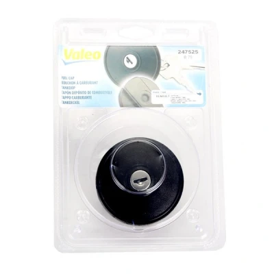 Imagen de VALEO 247525 Tapa, depósito de combustible con llave negro RENAULT: Modus / Grand Modus, MEGANE 1, CLIO 3, OPEL: Vivaro A Combi norauto, oscaro,