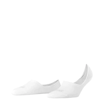 Imagen de FALKE Invisible Step High Cut W IN algodón invisibles unicolor 1 par, Calcetines pinkies Mujer, Blanco (White 2000) nuevo ecológico, 37 38