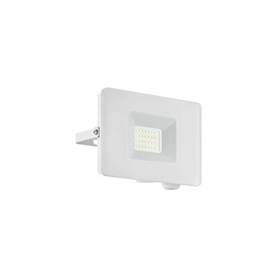 Imagen de Eglo FAEDO 3 Aplique de pared para exterior Blanco SMD LED Module 20 W Iluminación al aire libre, exterior, Blanco, Aluminio, Vidrio, IP65, I, Transparente
