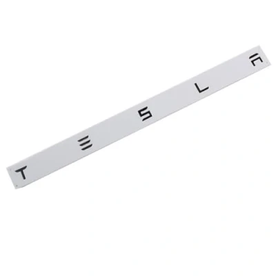 Imagen de XYHAOAI Emblemas traseros con logotipo en relieve 3D para portón trasero, compatibles Tesla Model 3/S/X/Y, parte trasera adhesiva 3M, negro mate, de