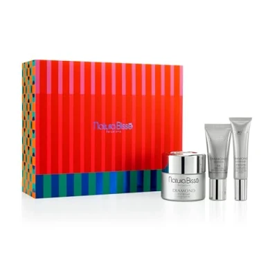 Imagen de Natura Bissé Diamond Age Defying Set Light Texture Antiedad Global para tu Piel. Incluye la Crema Extreme Cream 50 ml, Contorno Eye 15 ml y Lip Booster