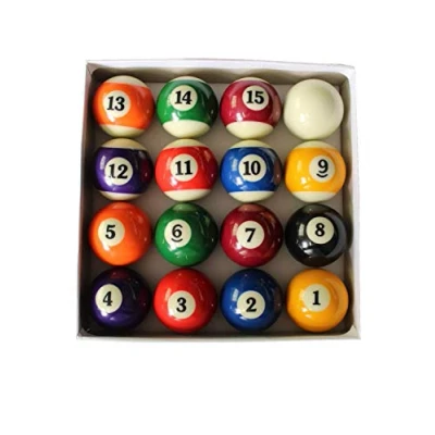 Imagen de JT2D Juego de 16 bolas billar estadounidense (57 mm), 15 numeradas