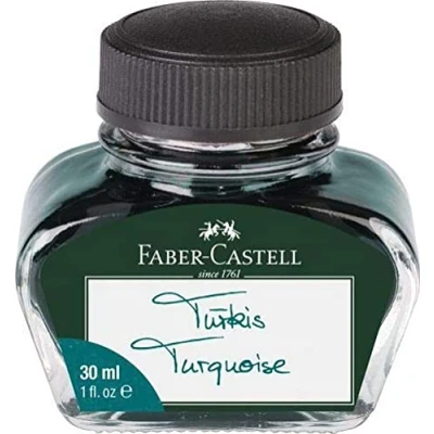 Imagen de Faber Castell Vaso de tinta, color turquesa Tintenglas 30 ml