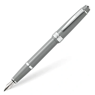 Imagen de Cross Bailey Light Pluma Estilográfica, Gris (Glossy Gray)
