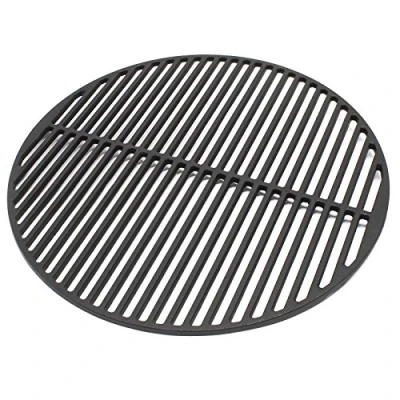 Imagen de WilTec Rejilla Grill Parrilla Redonda Hierro Fundido Ø 45 cm asado Barbacoa Fuego brasas Gas leña carbón