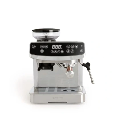 Imagen de CREATE / THERA ADVANCE TOUCH/Cafetera express semi automática 20 bares, pantalla táctil, molinillo integrado, brazo vaporizador, aviso de limpieza, depósito granos café, 2200W