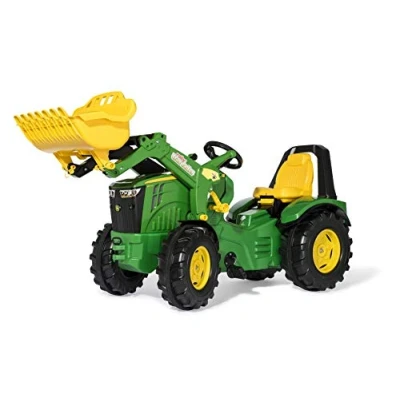 Imagen de Rolly Toys Tractor de Pedales para niños 3 a 10 años, Color Verde (651047)