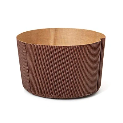 Imagen de Decora, 0320160 5 Moldes para Panettone de 1000 g, Papel Rígido Celulosa Pura, Resistente a Temperaturas 200 C, Ideal Hacer un en Casa, Hechos Italia.