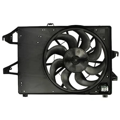 Imagen de TYC 810 0008 Ventilador de radiador 390 380 con bastidor (armazón), resistencia carga FORD: MONDEO 3, 2, 3 Stufenheck