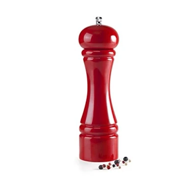 Imagen de Molinillo De Pimienta Madera Color Rojo Ibili 31 Cm