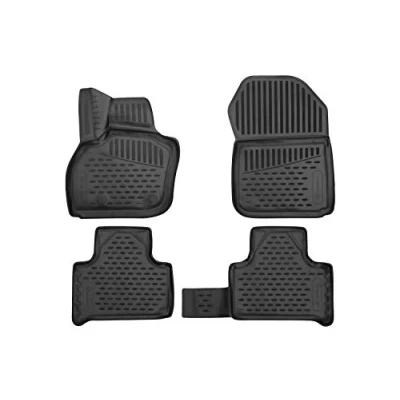 Imagen de Element EXP.ELEMENT3DA29368210K Alfombrillas de Goma Antideslizantes Premium 3D Personalizadas para Renault Zoe, 2012 &gt;, 4 Unidades, Color Negro