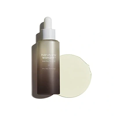 Imagen de Haruharu WONDER Aceite facial arroz negro (30ml) con fermentado Hidratante, antiedad, antioxidante Vegano, Cruelty Free
