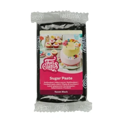 Imagen de FunCakes Pasta De Azúcar Negro, 250 Gramo