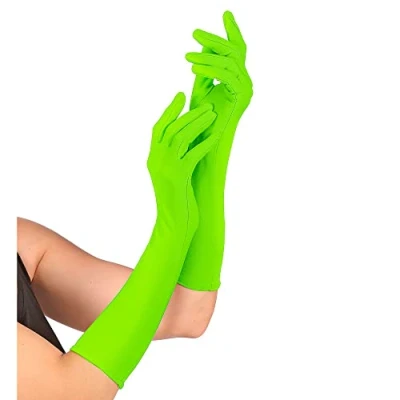 Imagen de Widmann Guantes largos, neón, carnaval, fiesta temática