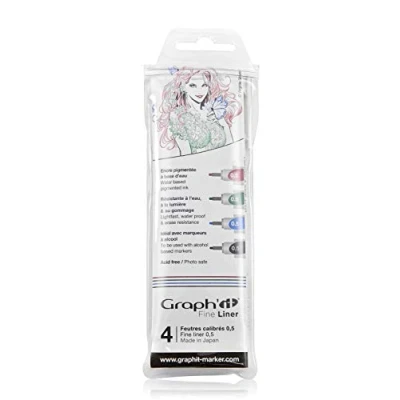 Imagen de GRAPH&#039;IT Liner Estuche de 4 colores finos