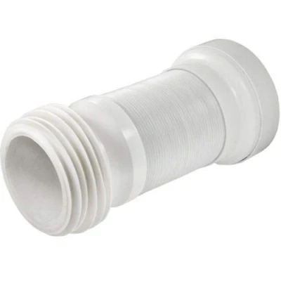 Imagen de Conector flexible para inodoro de 4 pulgadas, fabricado en Italia