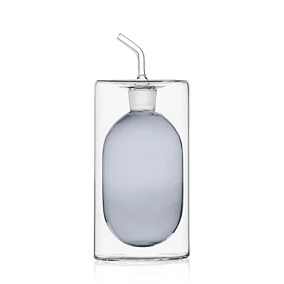 Imagen de Ichendorf Milano Aceitera de dos paredes Smoke 250 ml colección Cilindro color doble pared