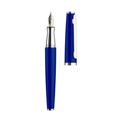 Imagen de Otto Hutt Design 06 028 11761 Pluma estilográfica (punta de aluminio, tapa y herrajes revestidos platino, muelle acero, grosor del plumín F)