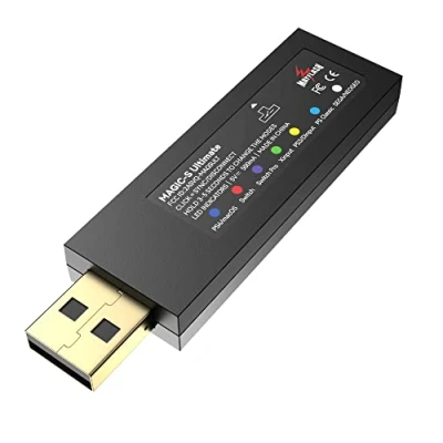Imagen de MAYFLASH Magic S Ultimate Wireless Bluetooth USB Adapter for PS4, Switch, macOS, Windows, Raspberry Pi, Compatible with Xbox Series X &amp; Controller, One Bluetooth, PS5 Controller and More
