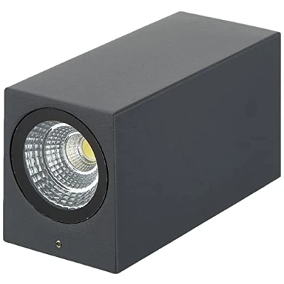 Imagen de APLIQUE LED LUXE CUBOID GRIS IP54 8W.N