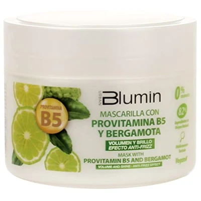 Imagen de Blumin Mascarilla efecto Anti Frizz con Bergamota y Provitamina B5, Volumen Brillo, 300 ml