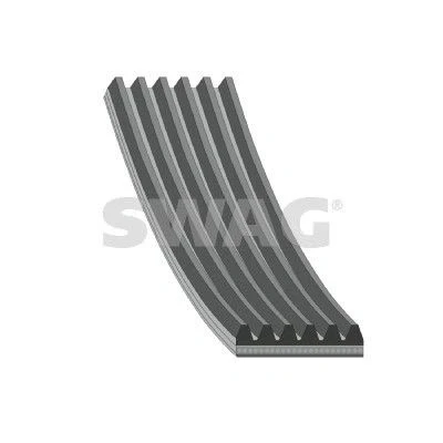 Imagen de SWAG 33 10 8191 Correa trapecial poli V 1180 6 EPDM (Ethylen Propylen Dien Caucho) elástico PORSCHE: Cayenne, Panamera, Macan, AUDI: A4 B9 Avant