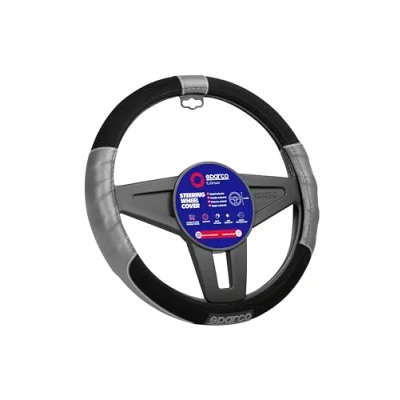 Imagen de SPARCO SPC1108GR Funda cubierta para el volante gris 30cm Poliéster