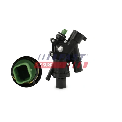 Imagen de FAST FT58194 Termostato, refrigerante 83 Carcasa (cárter) incorporada PEUGEOT: 308 I Hatchback, 407 Berlina, 5008 I, FORD: FOCUS 3, S Max Mk1, C 2