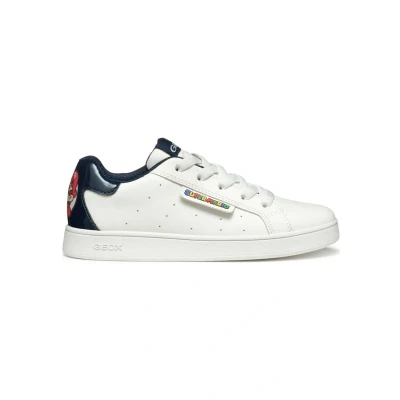 Imagen de Geox J Eclyper Zapatillas para niños, Talla: 37, White navy Fibra sintética/tela