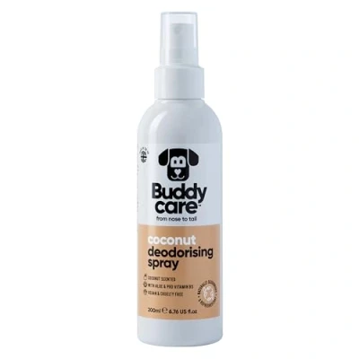 Imagen de Buddycare Spray Desodorante para Perros Coco Refrescante Con Aloe Vera y Pro Vitamina B5 200 ml (paquete de 1)