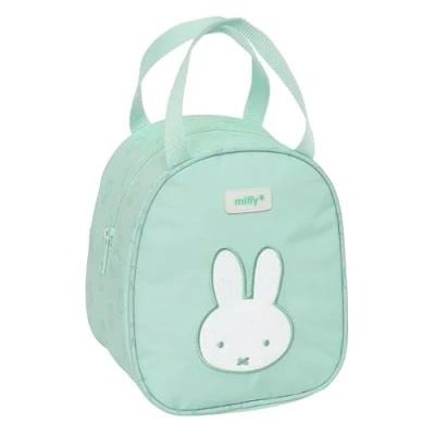Imagen de Safta Miffy Menta Neceser Termo Preescolar, Infantil, Adaptable a Carro, Ideal para Niños de 5 14 Años, Cómodo y Versátil, Calidad Resistencia, 19x14x22 cm, Color