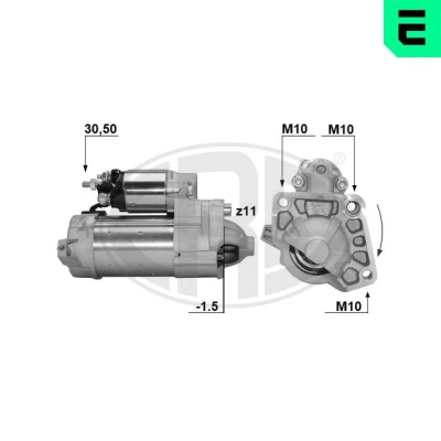 Imagen de ERA 221038A Motor de arranque 14 1,4 11 30,50 VOLVO: V60 II, S80 XC60 I