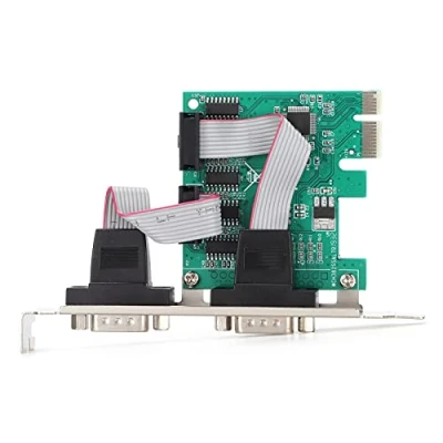 Imagen de Tarjeta PCI Express Serial de 2 Puertos, Adaptador E a RS232, para Win9X / ME 2000 XP 2003 Vista/para Linux/Win 7