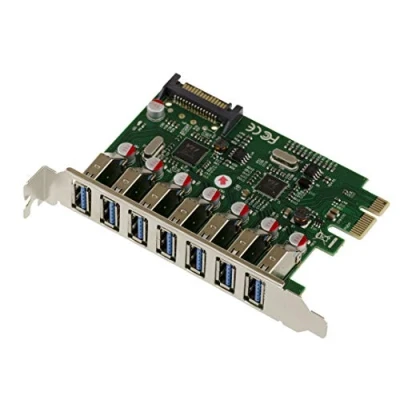 Imagen de KALEA INFORMATIQUE Tarjeta controladora PCI Express PCIe A USB 3.0 con 7 Puertos USB3 horizontales y chipset Via VLI VL805