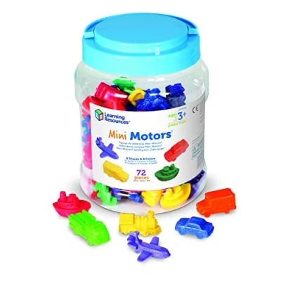 Imagen de Learning Resources Figuras de vehículos Mini Motors , set 72